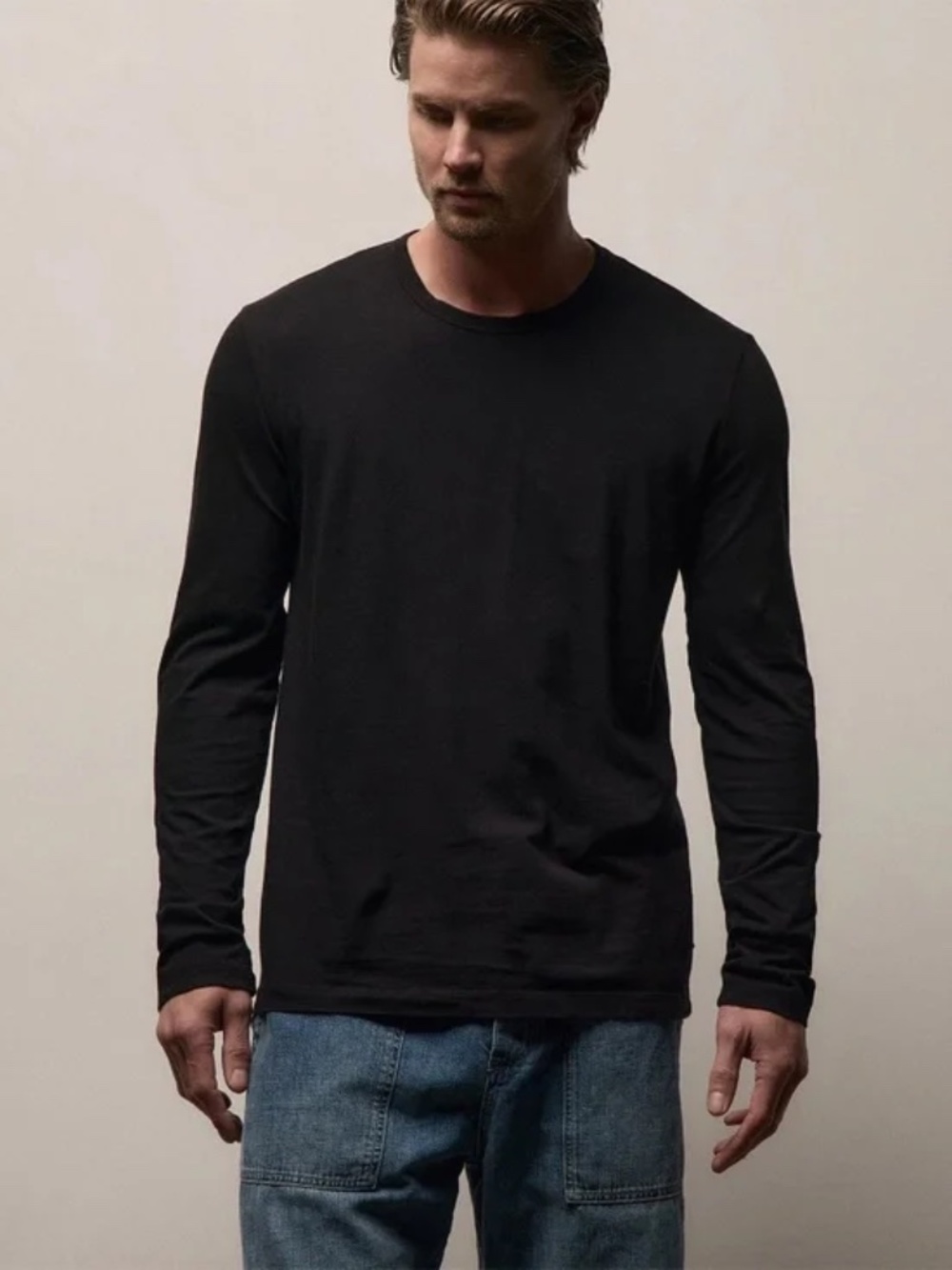 James Perse Long Sleeve T-Shirt - 4/XL